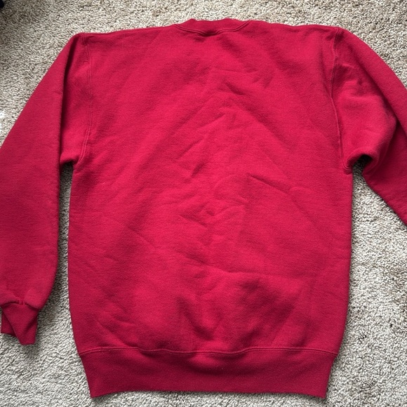 Vintage Russell Athletic Red Crewneck Made in USA Sweatshirt - Picture 7 of 7